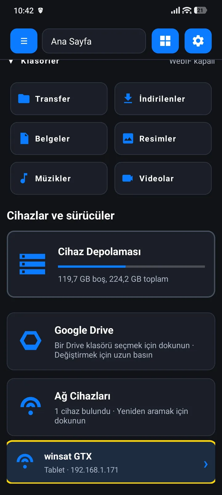 SC File Manager Mobil ekran görüntüsü 2