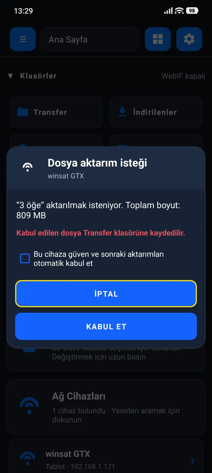 SC File Manager Mobil ekran görüntüsü 3