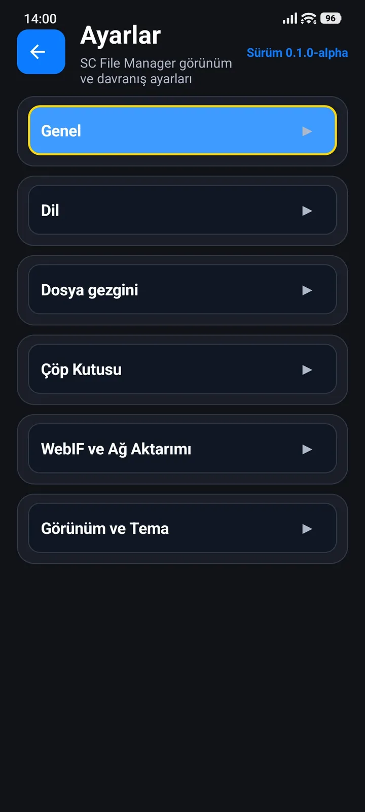 SC File Manager Mobil ekran görüntüsü 8