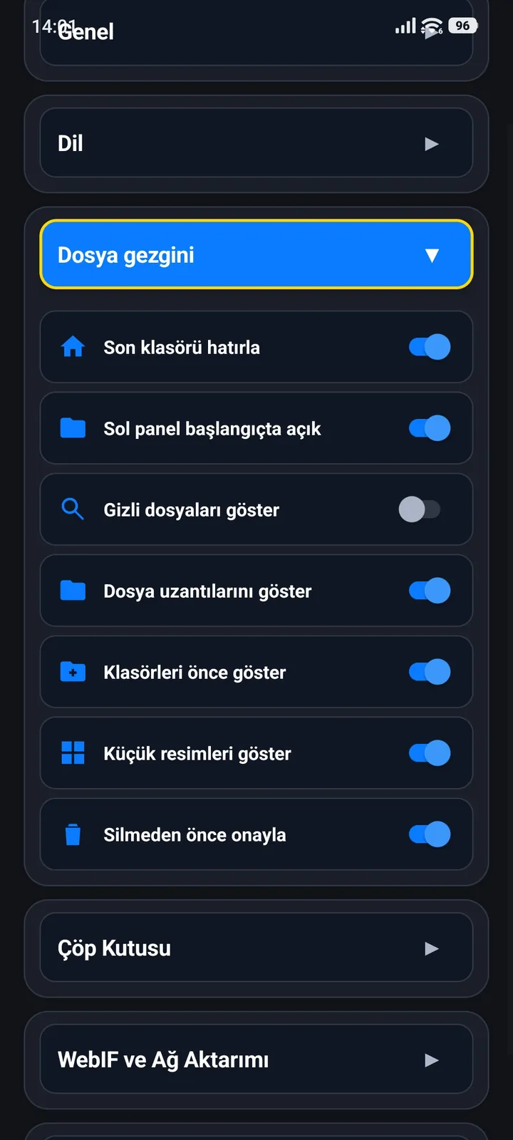 SC File Manager Mobil ekran görüntüsü 11