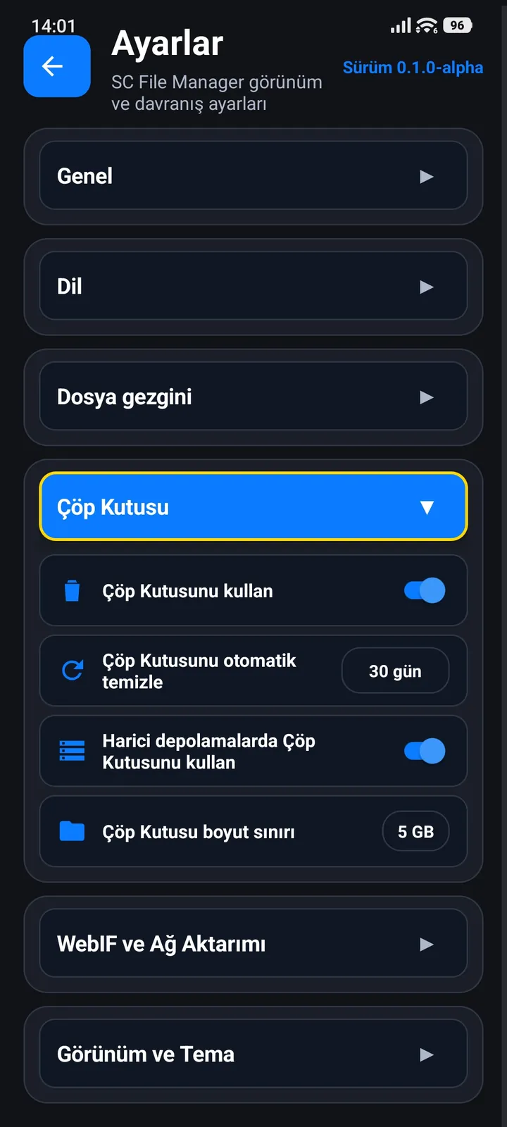 SC File Manager Mobil ekran görüntüsü 12