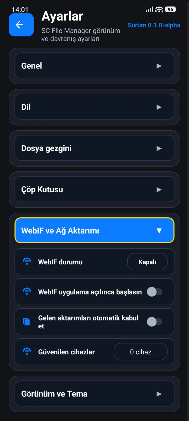 SC File Manager Mobil ekran görüntüsü 13