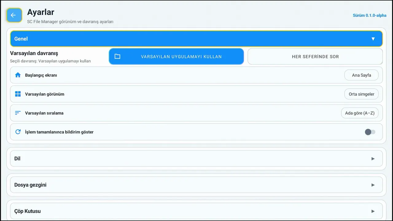 SC File Manager TV ekran görüntüsü 3