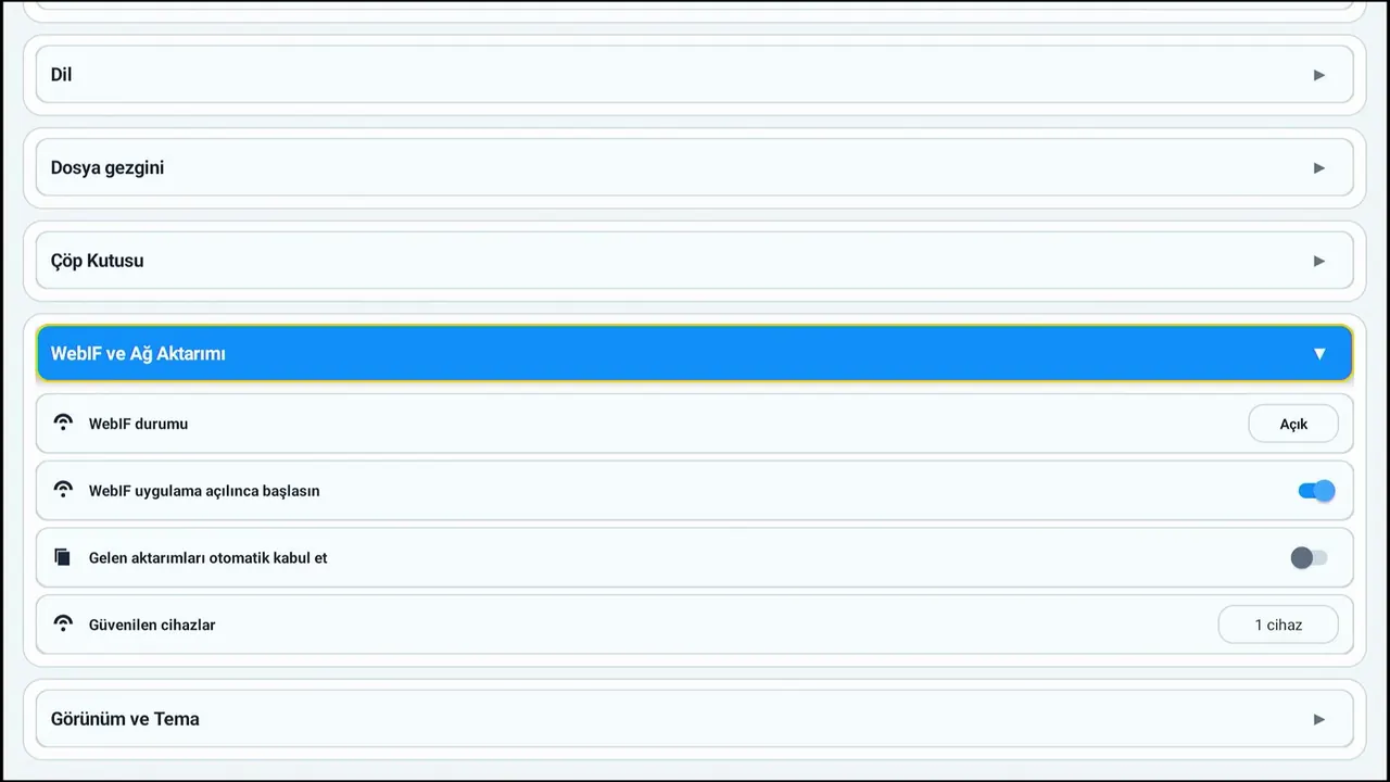 SC File Manager TV ekran görüntüsü 8
