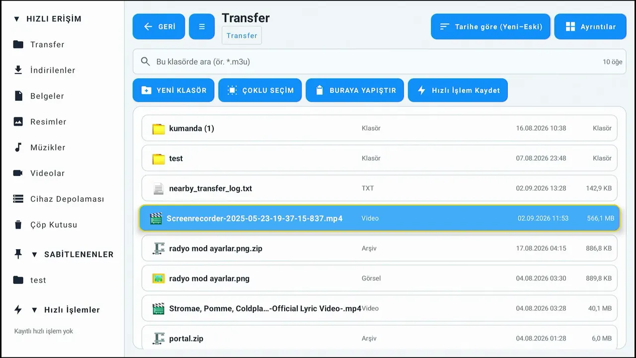 SC File Manager TV ekran görüntüsü 12