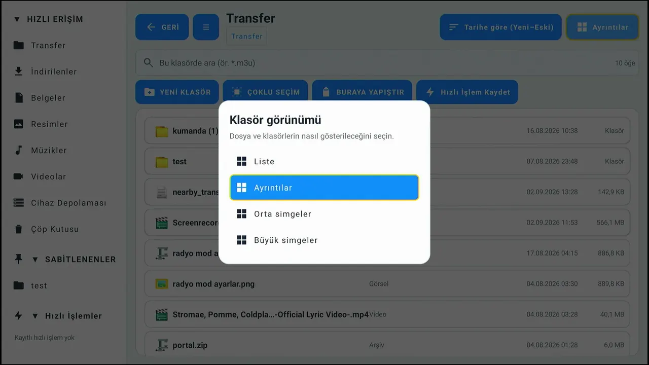 SC File Manager TV ekran görüntüsü 17
