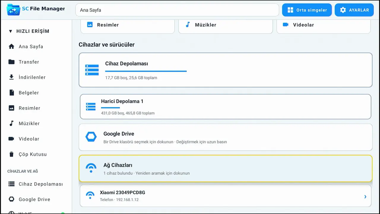 SC File Manager TV ekran görüntüsü 24
