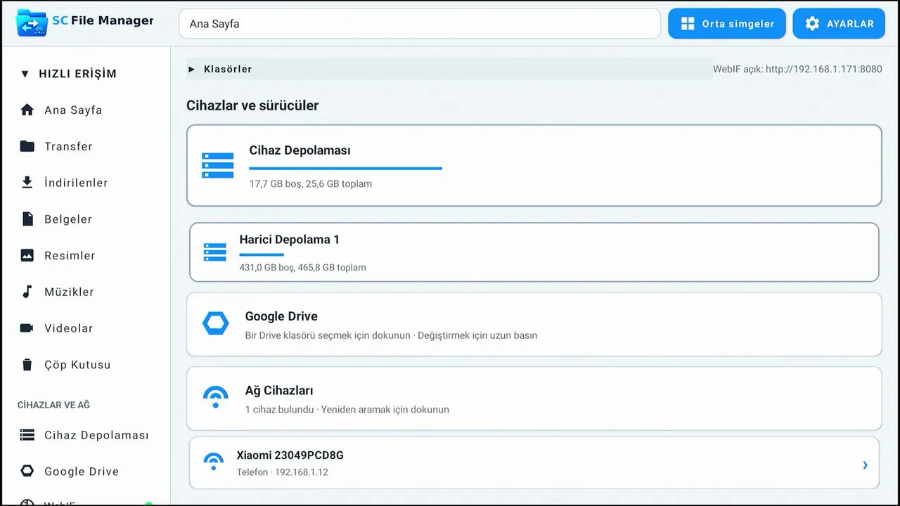 SC File Manager TV ekran görüntüsü 27